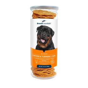 Breed Essentials 197247000495 Chicken And Turmeric Chips 5.5 Oz - Rottweiler