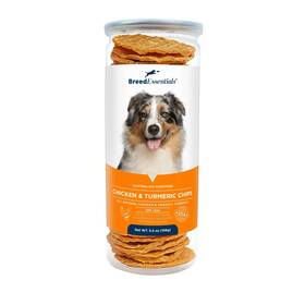 Breed Essentials 197247000792 Chicken And Turmeric Chips 5.5 Oz - Australian Shepherd