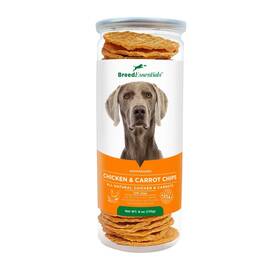 Breed Essentials 197247000884 Chicken And Carrot Chips 6 Oz - Weimaraner