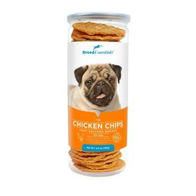 Breed Essentials 197247001423 Chicken Chips 5.5 Oz - Pug