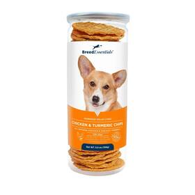 Breed Essentials 197247001492 Chicken And Turmeric Chips 5.5 Oz - Pembroke Welsh Corgi