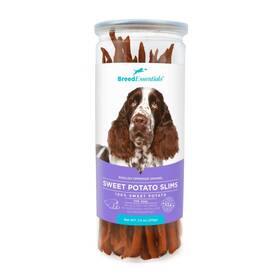 Breed Essentials 197247001607 Sweet Potato Slims 7.5 Oz - English Springer Spaniel