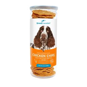 Breed Essentials 197247001621 Chicken Chips 5.5 Oz - English Springer Spaniel