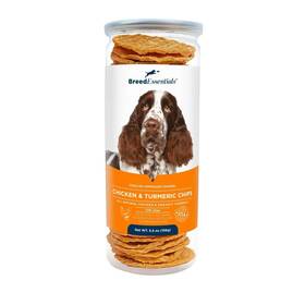 Breed Essentials 197247001645 Chicken And Turmeric Chips 5.5 Oz - English Springer Spaniel