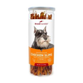 Breed Essentials 197247001812 Chicken Slims 6 Oz - Miniature Schnauzer