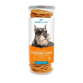 Breed Essentials 197247001829 Chicken Chips 5.5 Oz - Miniature Schnauzer