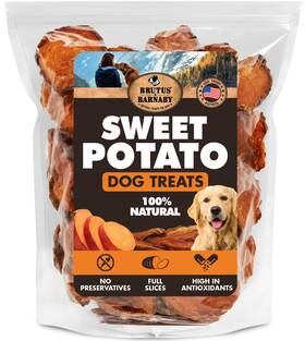 Brutus & Barnaby 790045022876 Sweet Potato Dog Treats Support Sensitive Stomachs With Usa-grown Hypoalle