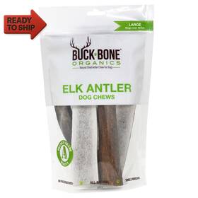 Buck Bone Organics 445023573507 Elk Antler Dog Chews