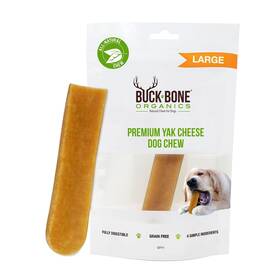 Buck Bone Organics 850032451581 Yak Cheese Chews For Dogs All Natural Himalayan Chew Long Lasting Pet T