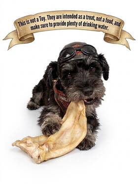 Budda Barks 611138302883 4 Barking Buddha White Cow Ears Dog Treats Large Grass-fed Beef Chew
