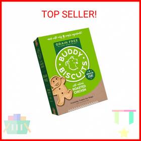 28130 Buddy Biscuits 14 Oz Box Of Grain-free Crunchy Dog Treats Made With Natural Roas