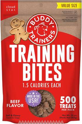 Buddy Biscuits 445033057004 Trainers Training Bites Soft And Chewy Dog Treats Beef 10 Oz. Pou