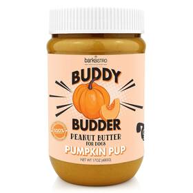 Buddy Budder 860001247411 Pumpkin Pup 100% Natural Dog Peanut Butter Healthy Treat