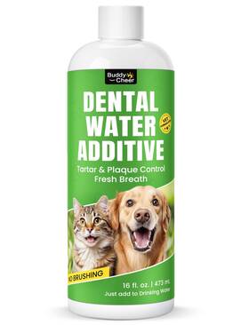 Buddycheer 850065775623 Dog Breath Freshener Enzymatic Dental Water Additive For Teeth Claning