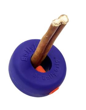 15889 Bully Grip Stick Holder For Dogs - Safety Device Chews Rawhide Antlers And More