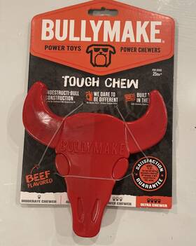 Bullymake 669125001998 Power Chewers Bull Beef Flavored Chew New