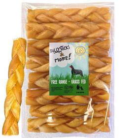 Bullysticks & More 860012040254 And 6 Inch Beef Collagen Braids For Dogs 8 Count Bones Do