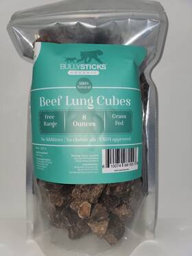Bullysticks Organic 610074981435 Beef Lung Dog Treats Natural For Training And