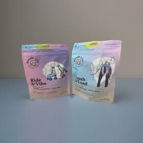 Bundle X Joy 850035258064 2 Superfood Dog Treats 5 Oz Ea. Beef And Salmon Jerky Bars