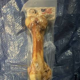 Butlers Bones 15652 Hickory Smoked And Fully Cooked Ham Bone Dog Chew Adult
