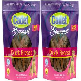 B00wulned2 Cadet 2 Pack Duck Breast Dog Treats 28 Ounce