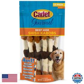 B0cg2nhyyg Cadet X-large Dog Treat 4-in-1 Beef Hide Shish Kabobs 10 Ct B0cg2nhyyg Cadet X-large Dog Treat 4-in-1 Beef Hide Shish Kabobs 10 Ct