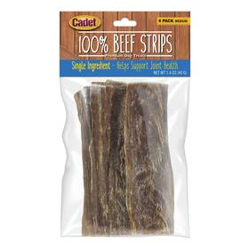 C01437 Cadet 100% Beef Strip Long Lasting Chews For Dogs 1.4 Ounce Pack Of 1