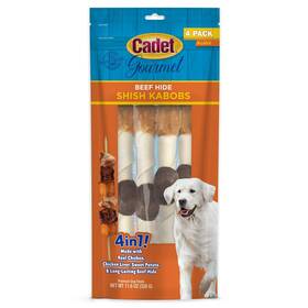 C70269 Cadet Gourmet Shish Kabob Dog Treats For Large Dogs Healthy And Natural Chicke