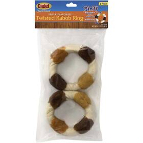 C70277 Cadet Gourmet Beef Hide Shish Kabob Chicken Sweet Potato And Liver Dog Treats