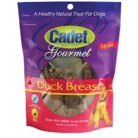 Co7365 Cadet Premium Gourmet Duck Breast Treats 14 Ounces