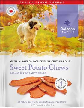 Caledon Farms 445042843841 Value Pack Sweet Potato Chews Dog Treats 28oz/795g