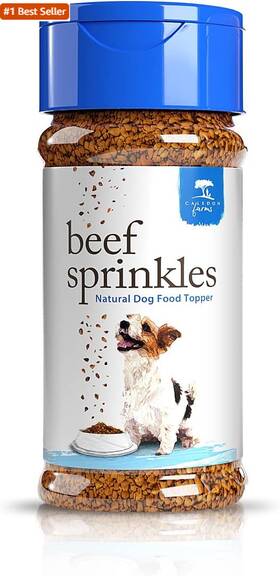 Caledon Farms 705353145162 Beef Sprinkles Dog Food Topper - 120g 1 Pack