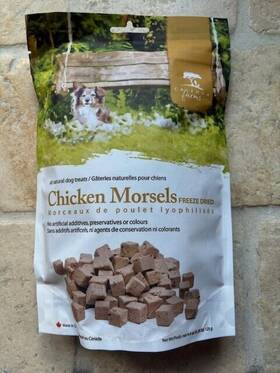 Caledon Farms 835302000218 Freeze Dried Chicken Bites Dog Treats 4.4 Oz 12/2025