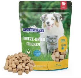 Canature 629013003381 Nutri-bites Freeze Dried Chicken Natural Dog Cat Treats 22 Oz New