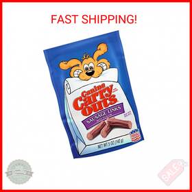 7910072135 Canine Carry Outs Sausage Links Beef Flavor Dog Snacks 5 Ounce Bag