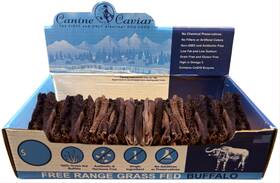 Canine Caviar 674555700670 Buffalo Treats Tripe Flat - Vanilla 6 Inch Box 50 Pcs