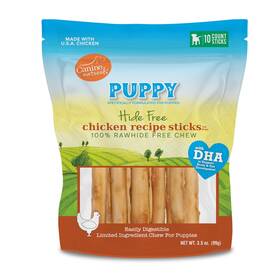 Canine Naturals 813432011694 Puppy Chicken And Rice Chew - Rawhide Free Treats Made With Usa Chick