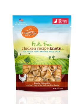 Canine Naturals 813432012066 Chicken Recipe Chew - Rawhide Free Dog Treats Made From Usa Raised