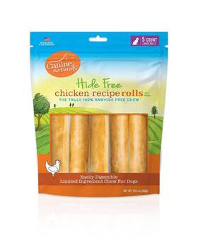 Canine Naturals 813432012684 Chicken Recipe Chew - Rawhide Free Dog Treats Made From Usa Raised