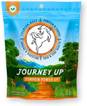 Canine Wellness 445023677670 Journey Up Pumpkin Power Jerky Treats For Dogs With Beef And Carrots