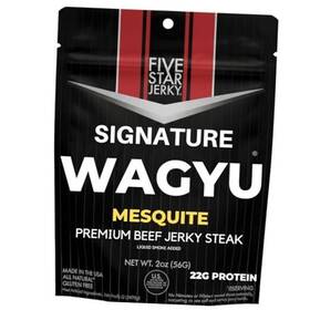 Caribe Producers 850811008869 Five Star Wagyu Beef Jerky Tender 4-pack 8oz 2 Ounce Pack Of 4 Mesquite