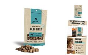 8400 Carnivore Meat Company Freeze Dried Raw Single Ingredient Dog 2.1 Ounce Pack Of 1 Beef Liver