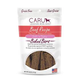 Caru 851395005084 Soft Ftn Tasty Baked Bars - Beef Dog Treats Flavorful Training 4 Oz