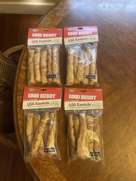 Castor & Pollux 780872070607 And Good Buddy Usa Rawhide Chicken Flavor Dog Treat 4 Packs 2/2026