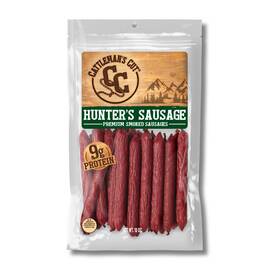 Cattlemans Cut 044900305032 Hunters Sausages Meat Sticks Premium 10 Ounce Pack Of 1