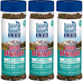 Central 723633852173 Natural Balance Limited Ingredient Diets Mini Rewards Soft And Chewy Dog Trea