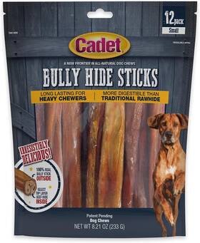 C70554 Central Garden & Pet Cadet Bully Hide Sticks For Small Dogs All-natural Beef Pizzle Limited-ingredi