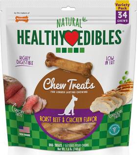 Ne801vt34pp Central Garden & Pet Nylabone Healthy Edibles Natural Dog Chews Long Lasting Chew Treats For Dogs Ro