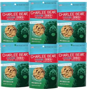 Charlee Bear 711181403527 Original Crunch Cheese And Egg Dog Treats 6 Oz 6-pack - Made In Th