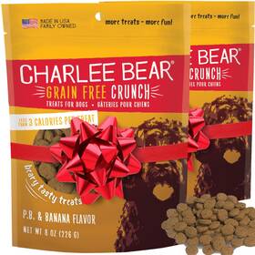 Charlee Bear 787108001008 Dog Treats Small Dogs Training 8 Ounce Pack Of 2